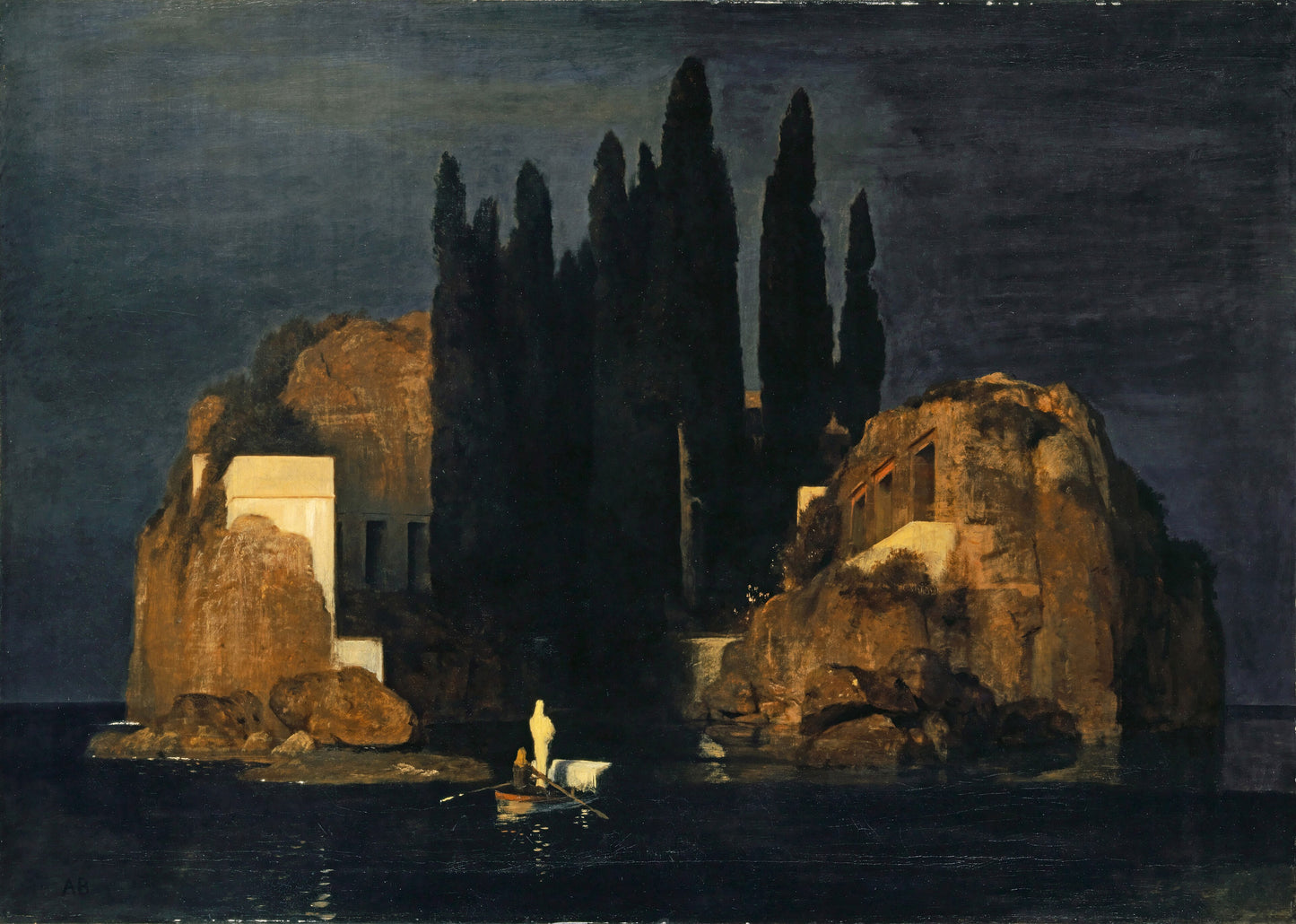 Die Toteninsel · Arnold Böcklin · Originalwerk