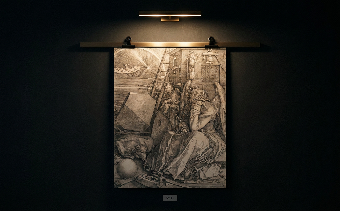 Melencolia I · Albrecht Dürer · Galerie-Installation