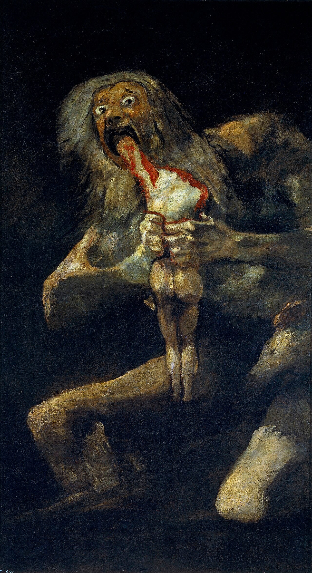 Saturn verschlingt seinen Sohn · Francisco de Goya · Originalwerk