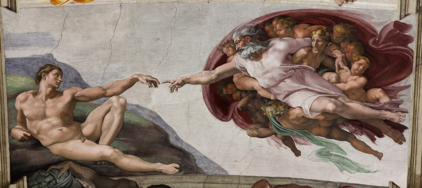 Die Erschaffung Adams · Michelangelo · Originalwerk