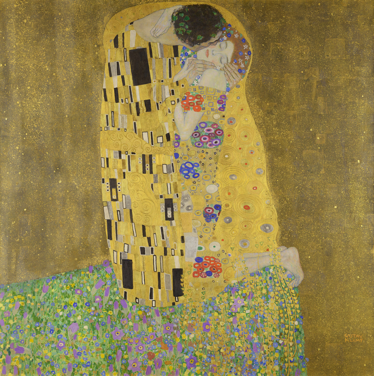 Der Kuss · Gustav Klimt · Originalwerk