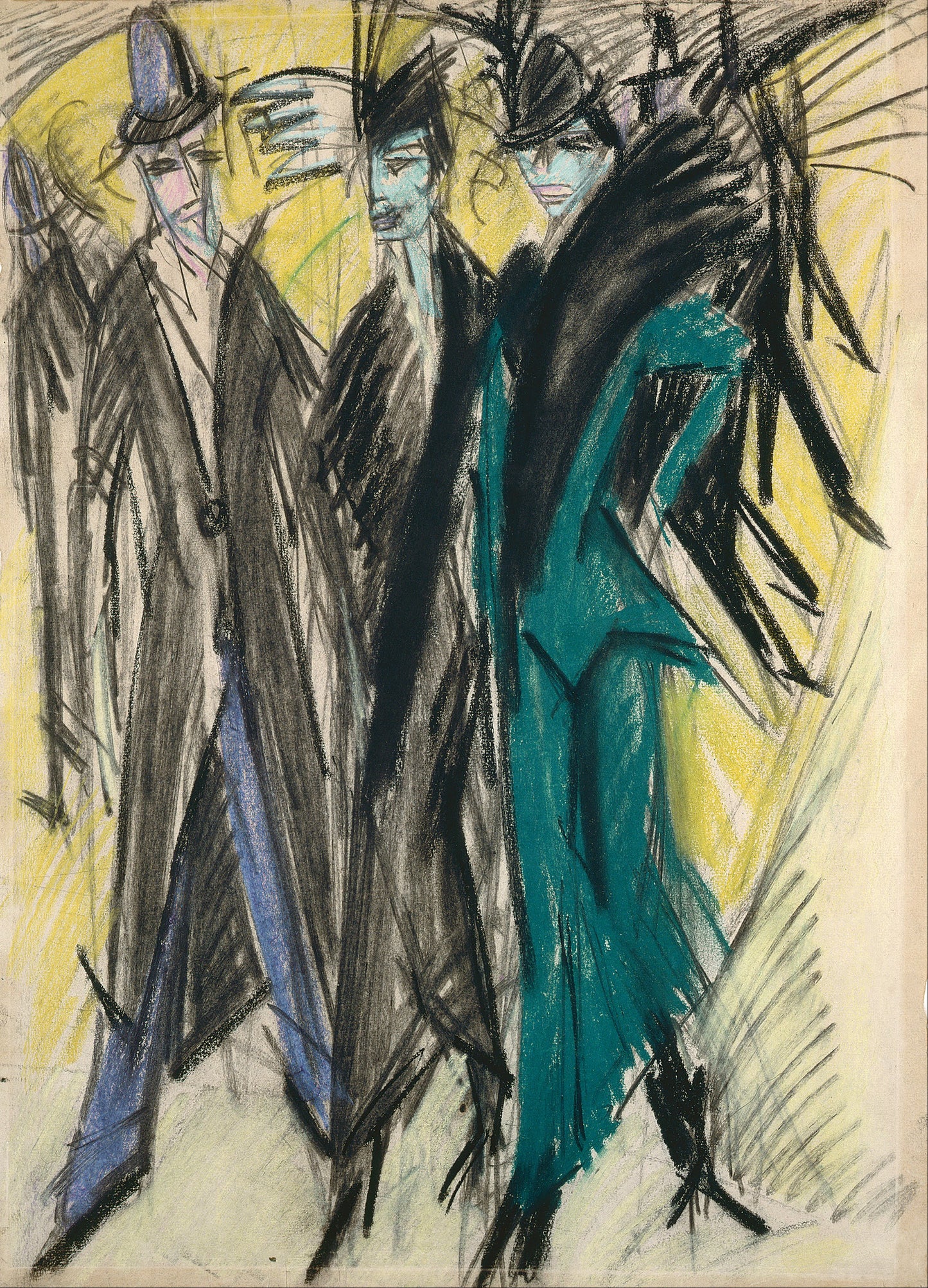 Berliner Straßenszene · Ernst Ludwig Kirchner · Originalwerk