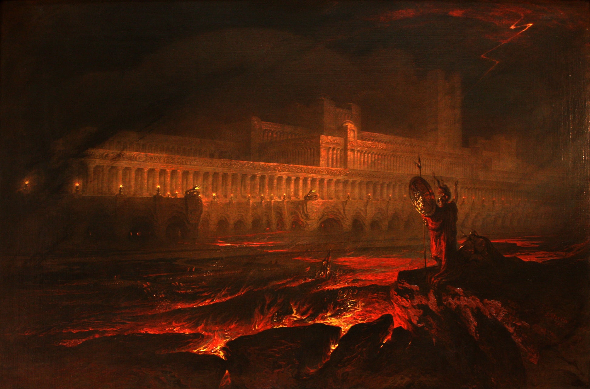 Pandämonium · John Martin · Originalwerk