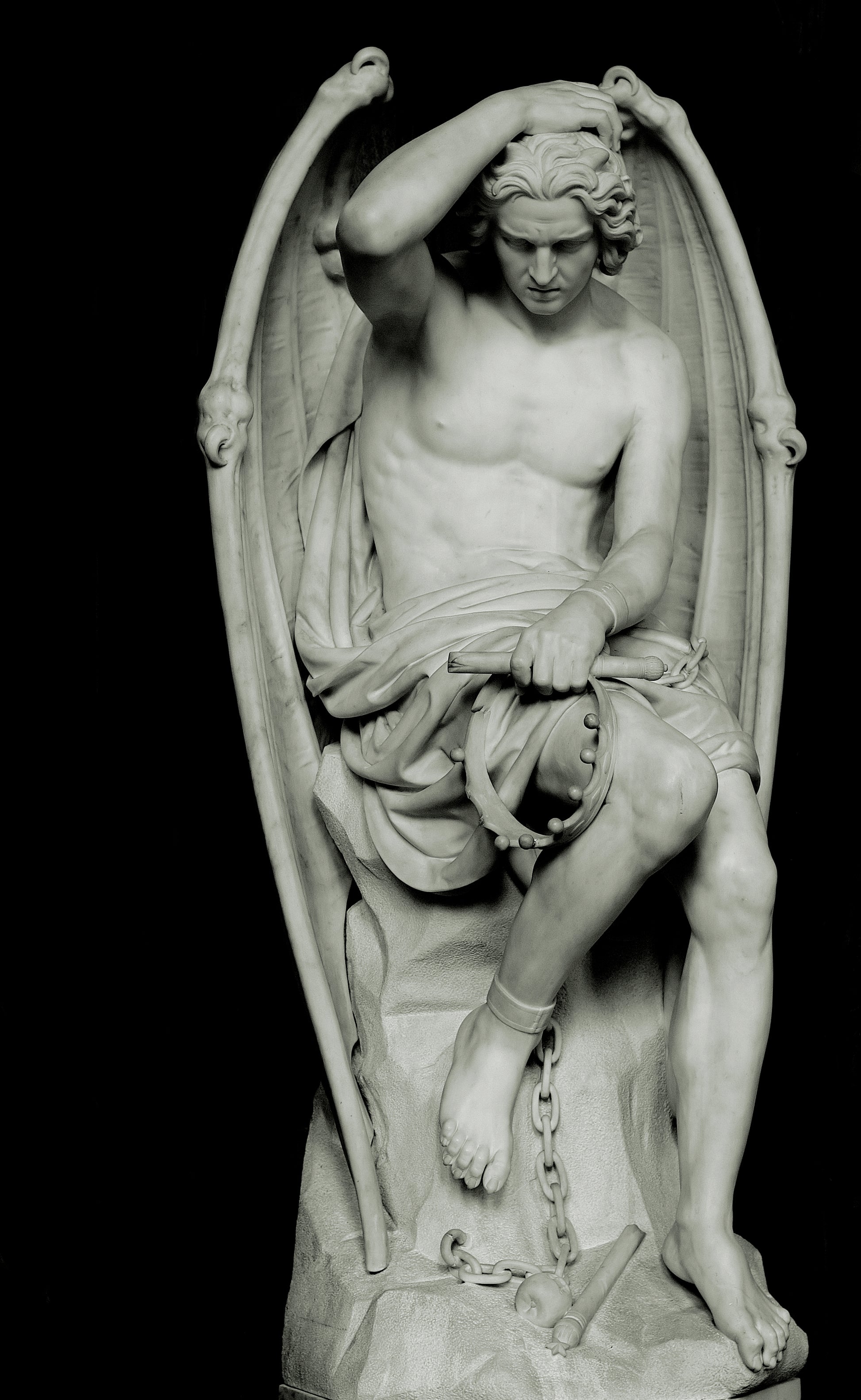 Das Genie des Bösen · Guillaume Geefs · Originalwerk