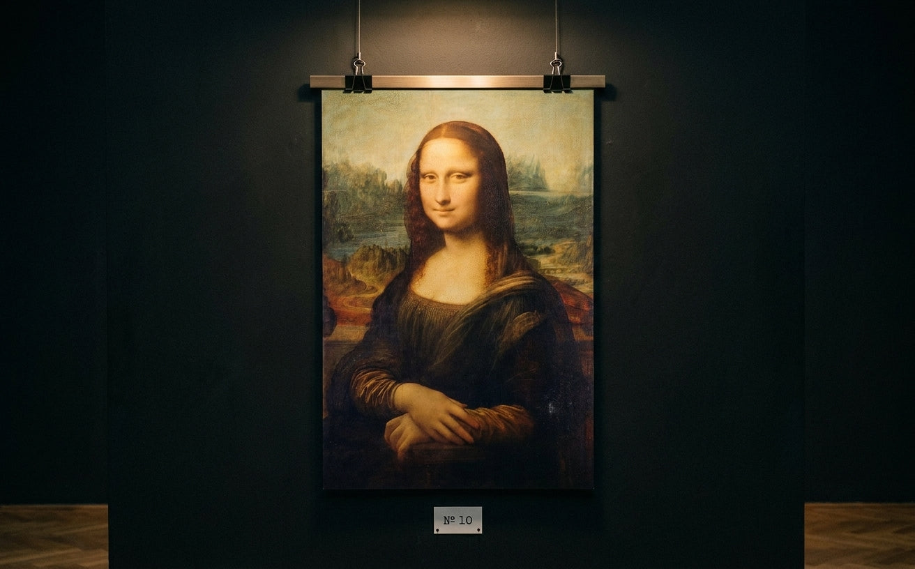 Mona Lisa · Leonardo da Vinci · Galerie-Installation
