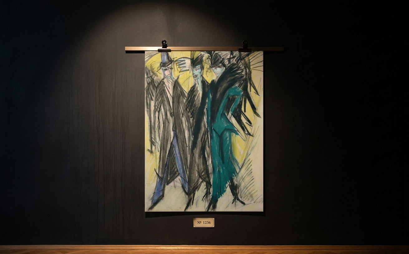 Berliner Straßenszene · Ernst Ludwig Kirchner · Im Lesezimmer