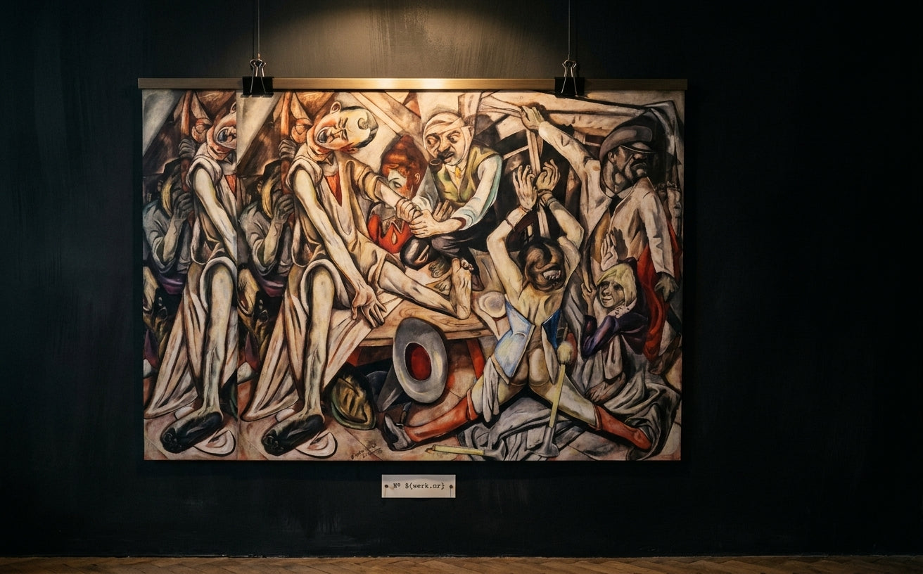 Die Nacht · Max Beckmann · Im Lesezimmer