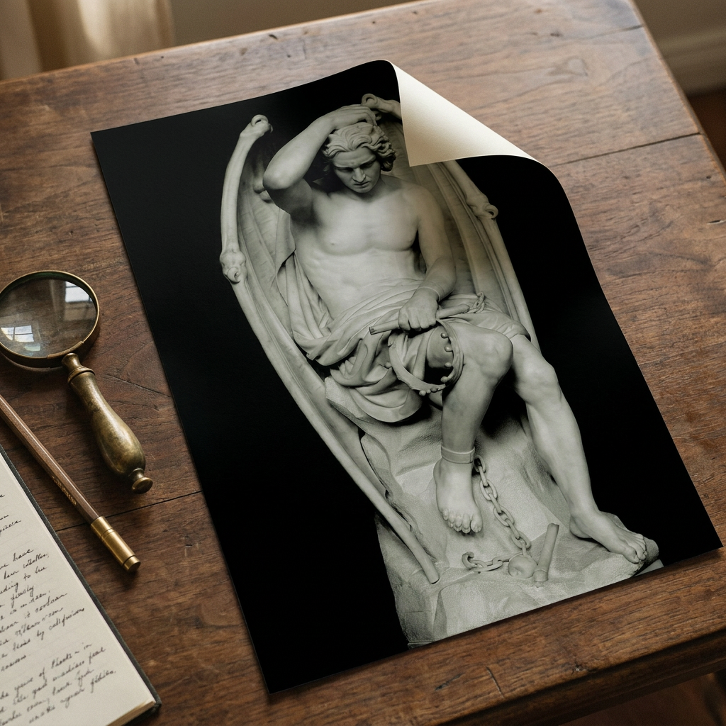 Das Genie des Bösen · Guillaume Geefs · Studientisch