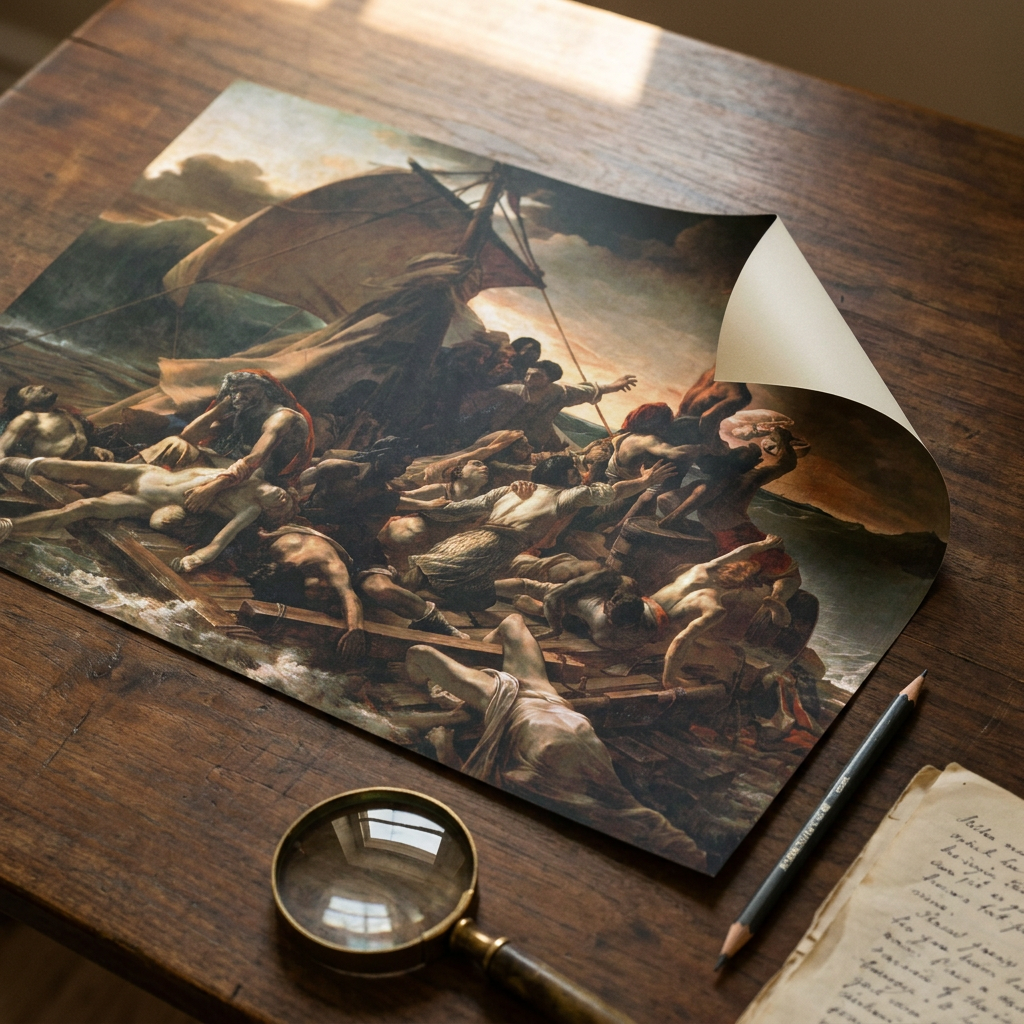 Das Floß der Medusa · Théodore Géricault · Studientisch