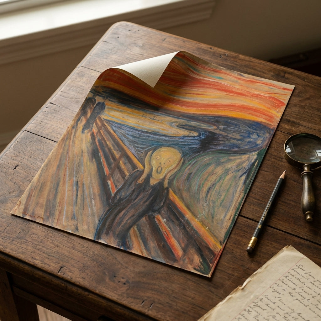 Der Schrei · Edvard Munch · Studientisch