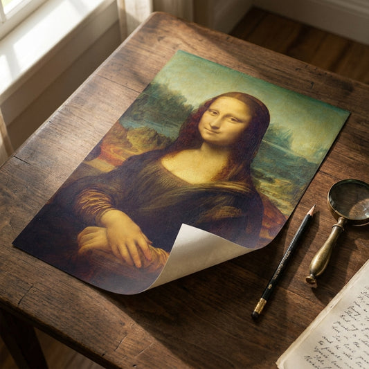 Mona Lisa · Leonardo da Vinci · Studientisch