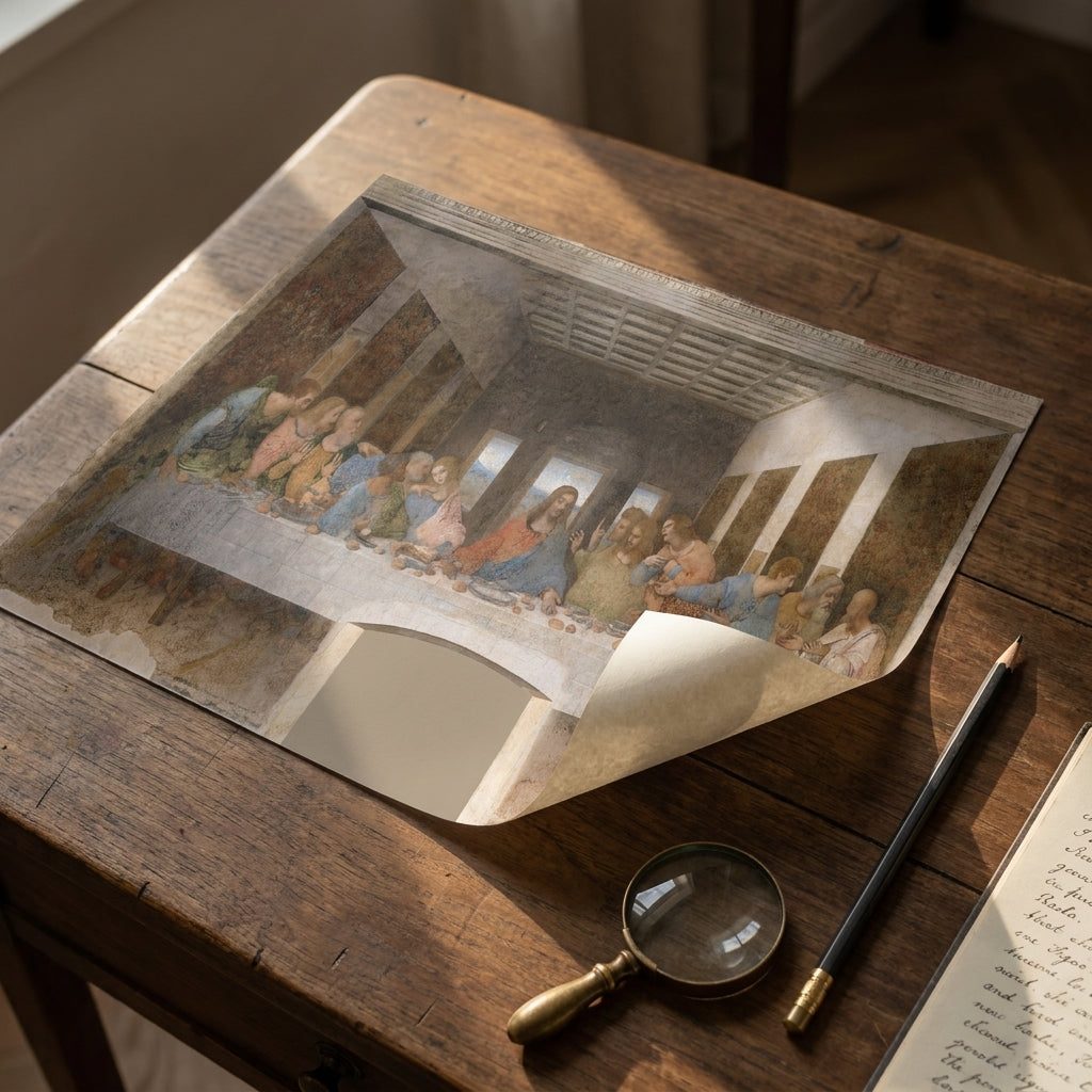 Das letzte Abendmahl · Leonardo da Vinci · Studientisch