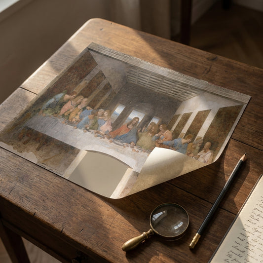 Das letzte Abendmahl · Leonardo da Vinci · Studientisch