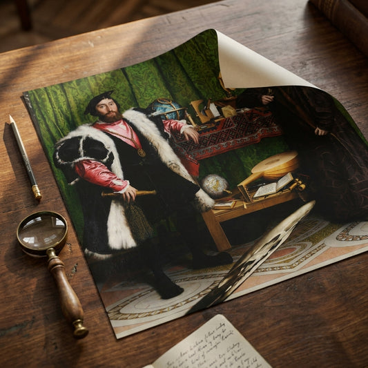 Die Gesandten · Hans Holbein d. J. · Studientisch
