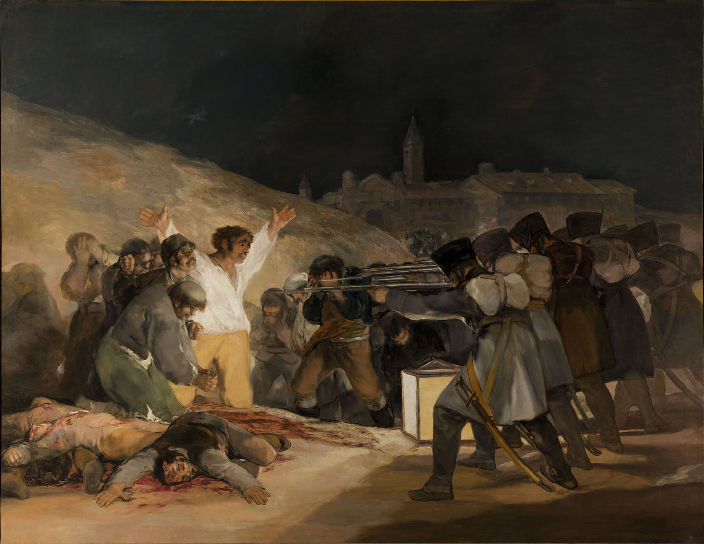 Die Erschießung der Aufständischen am dritten Mai 1808 · Francisco de Goya · Originalwerk