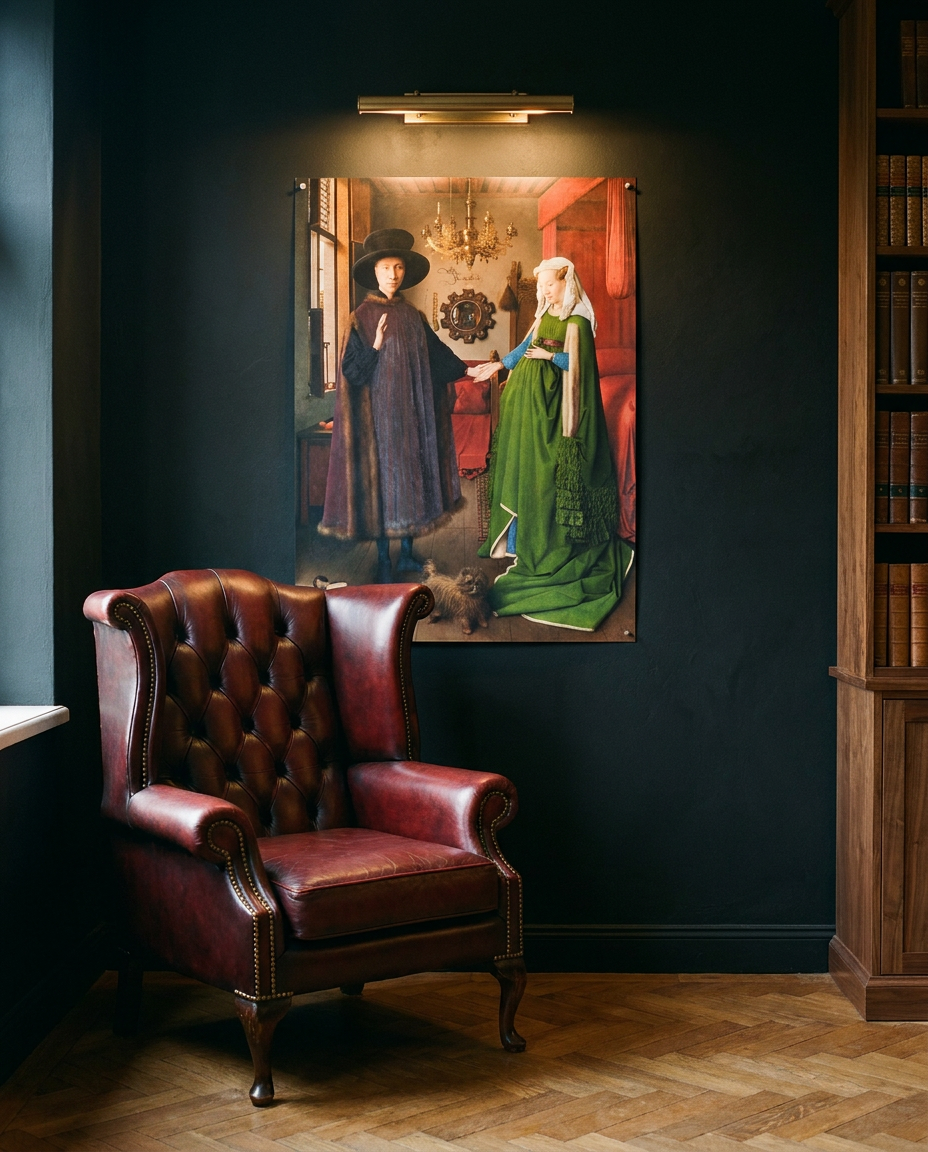 Die Arnolfini-Hochzeit · Jan van Eyck · Im Lesezimmer