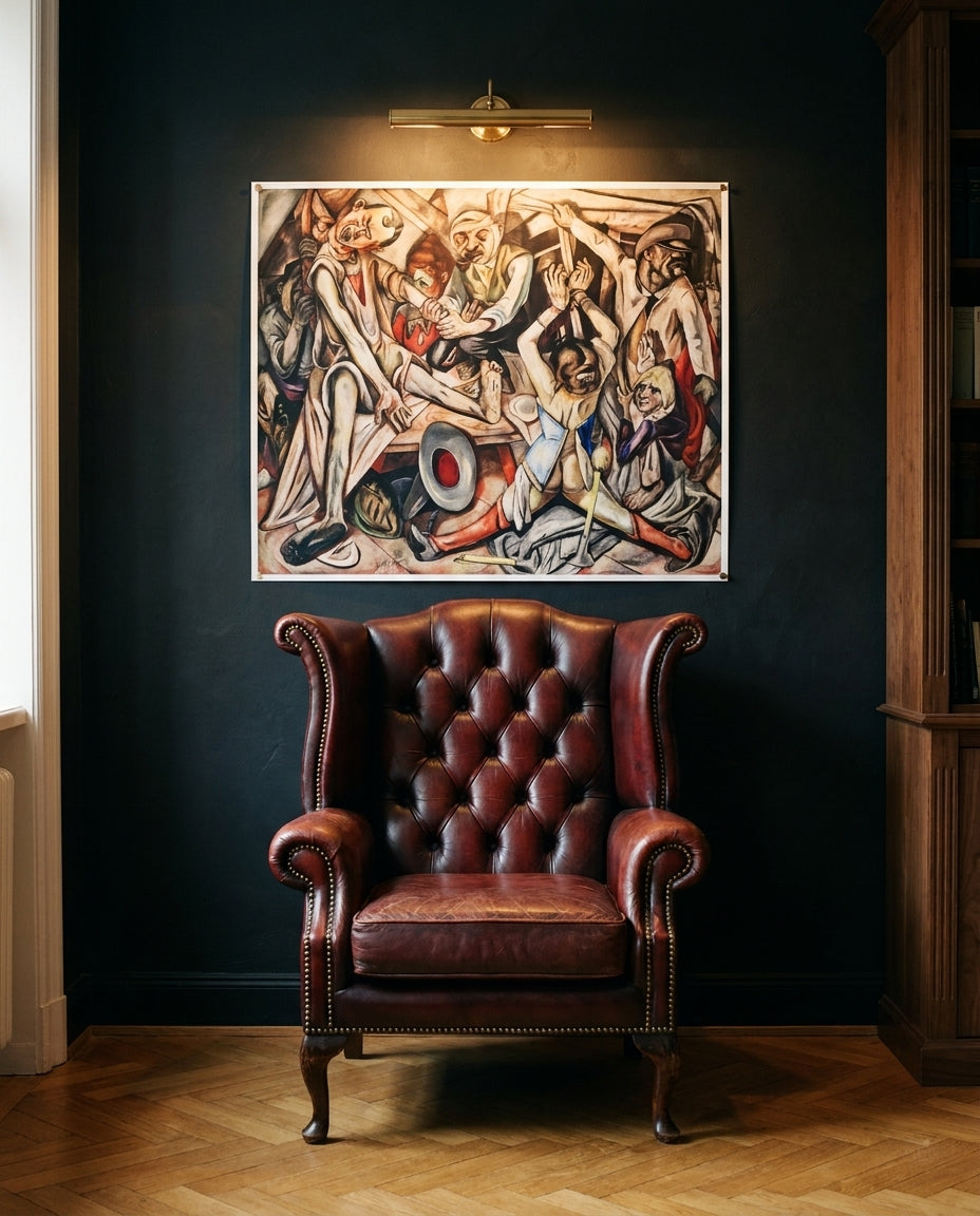 Die Nacht · Max Beckmann · Galerie-Installation