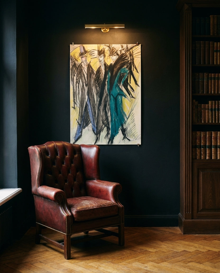 Berliner Straßenszene · Ernst Ludwig Kirchner · Galerie-Installation