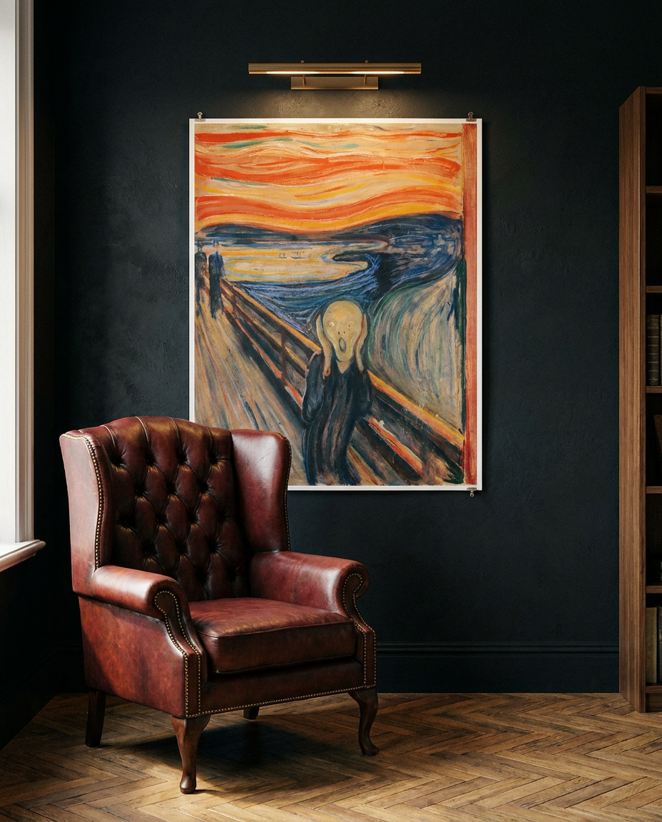 Der Schrei · Edvard Munch · Im Lesezimmer