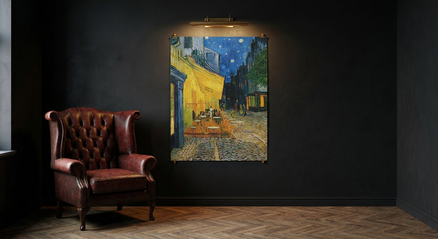 Café-Terrasse am Abend · Vincent van Gogh · Im Lesezimmer