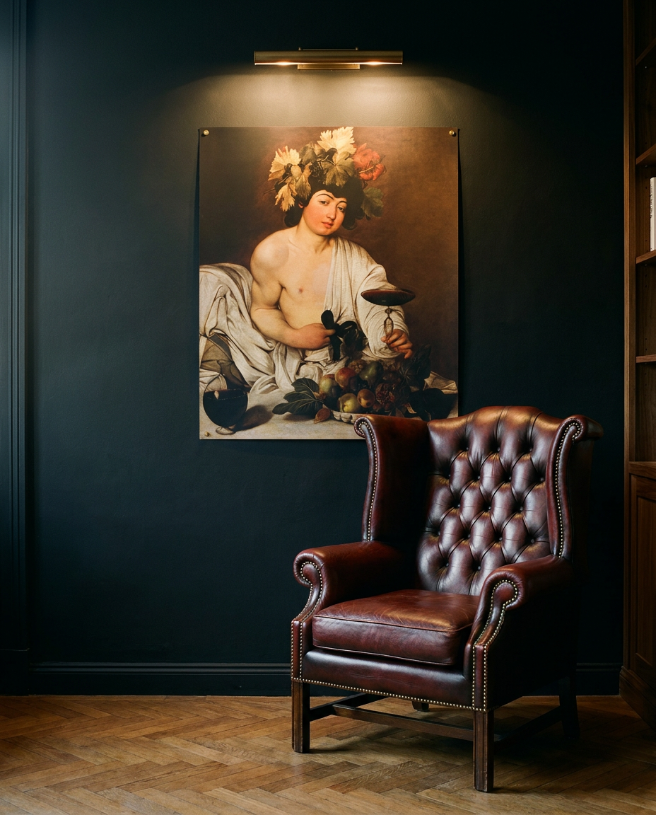 Bacchus · Caravaggio · Im Lesezimmer